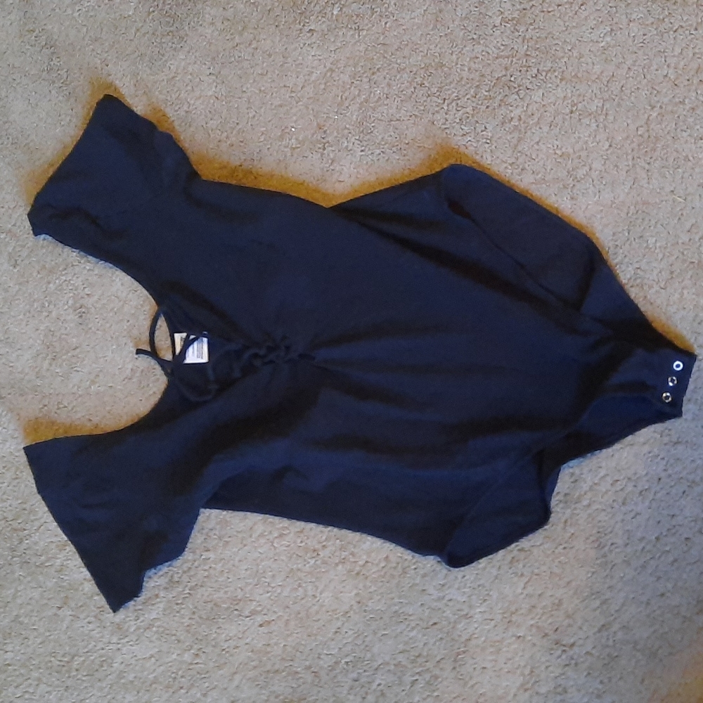 VS PINK Criss-Cross Tie Onesie